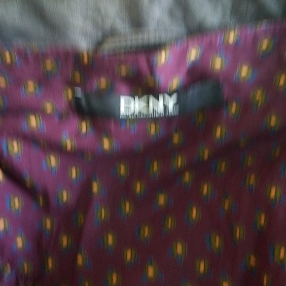 DKNY VINTAGE LEATHER JACKET OLD FASHION. - Picture 5 of 8